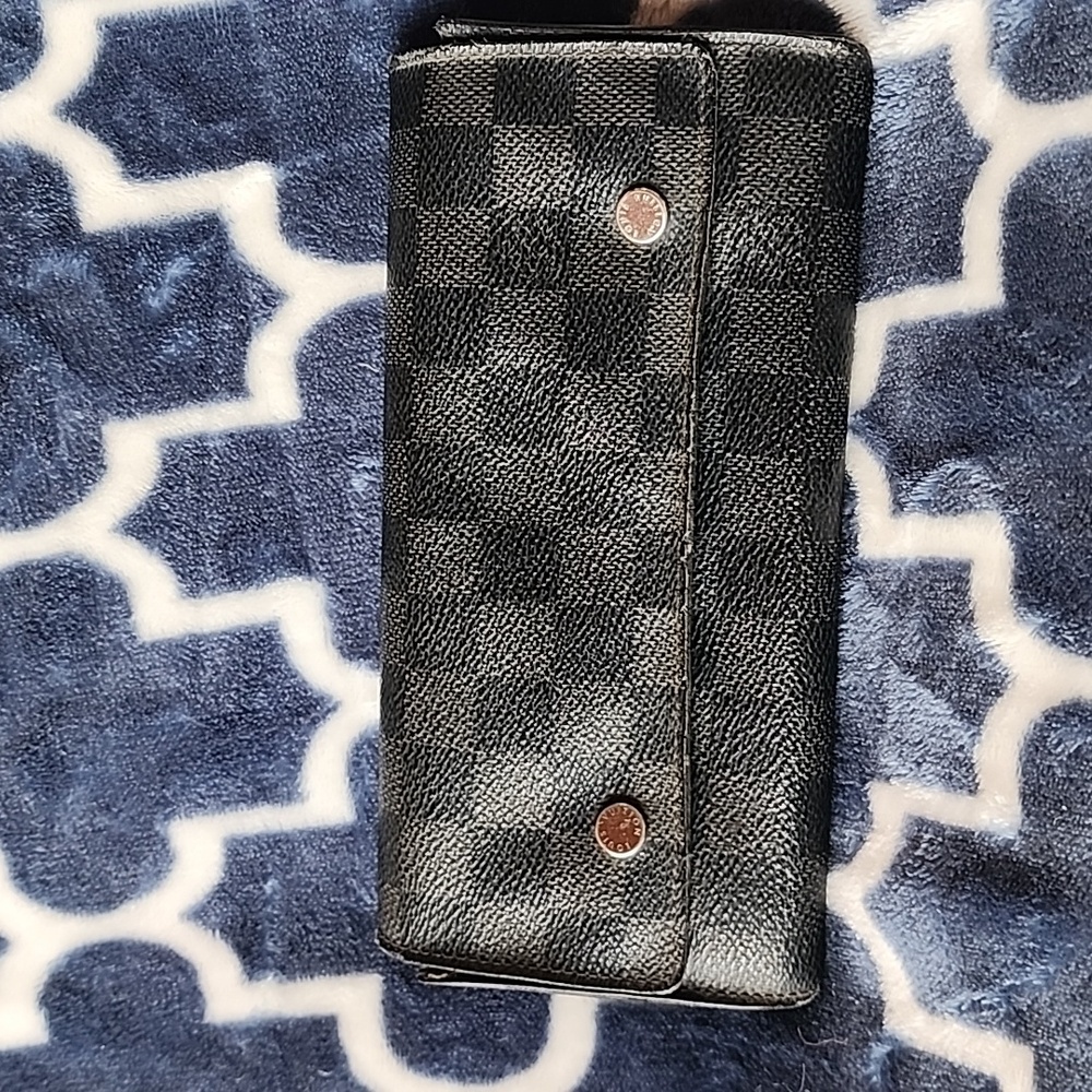 Louis Vuitton Black and Gray Checkered Men's Bag